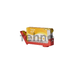 Струйный картридж Sakura CZ112AE (№655 Yellow) для HP, желтый, 11 мл., 600 к.