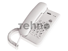 Телефон проводной BBK BKT-74 RU белый     