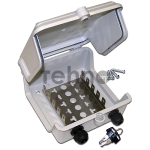 Наружный распределительный бокс, 5 плинтов, 50 пар