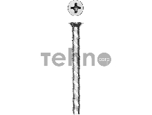 Винт DIN 965, M5 x 50 мм, 5 шт, кл. пр. 4.8, оцинкованный, ЗУБР