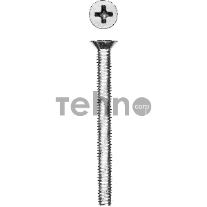 Винт DIN 965, M5 x 50 мм, 5 шт, кл. пр. 4.8, оцинкованный, ЗУБР