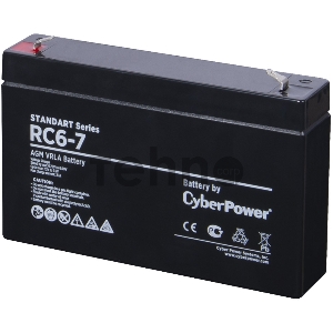 Аккумуляторная батарея SS CyberPower RC 6-7 / 6 В 7 Ач Battery CyberPower Standart series RC 6-7 / 6V 7 Ah