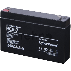 Аккумуляторная батарея SS CyberPower RC 6-7 / 6 В 7 Ач Battery CyberPower Standart series RC 6-7 / 6V 7 Ah Аккумуляторная батарея SS CyberPower RC 6-7 / 6 В 7 Ач Battery CyberPower Standart series RC 6-7 / 6V 7 Ah
