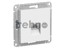 РОЗЕТКА компьютерная RJ45, механизм, БЕЛЫЙ