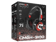 Гарнитура игровая CROWN CMGH-3100 Black&red