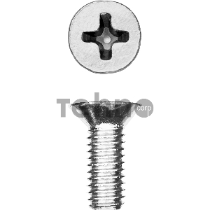 Винт DIN 965, M6 x 16 мм, 9 шт, кл. пр. 4.8, оцинкованный, ЗУБР