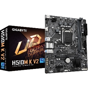 Материнская плата Gigabyte H510M K V2 Soc-1200 Intel H470 2xDDR4 mATX AC`97 8ch(7.1) GbLAN+HDMI