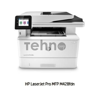 МФУ лазерный, HP LaserJet Pro M428fdn (W1A32A/XW1A29A), принтер/сканер/копир/факс, (A4 Duplex Net)