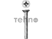 Винт DIN 965, M6 x 20 мм, 9 шт, кл. пр. 4.8, оцинкованный, ЗУБР