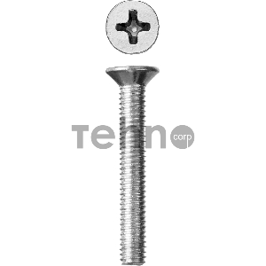 Винт DIN 965, M6 x 20 мм, 9 шт, кл. пр. 4.8, оцинкованный, ЗУБР