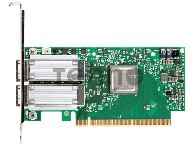 Сетевая карта Infiniband ConnectX®-5 Ex VPI adapter card, EDR IB (100Gb/s) and 100GbE, dual-port QSFP28, PCIe4.0 x16, tall bracket