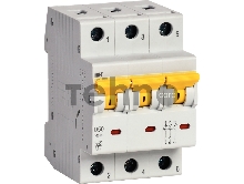 Автоматический выключатель IEK ВА47-60МА без тепл. расцеп. 3P 50А 6кА D