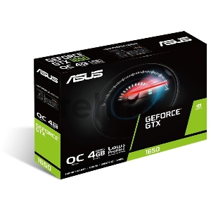 Видеокарта ASUS GTX1650-O4G-LP-BRK /GTX1650,DVI,HDMI,DP,4G,D5