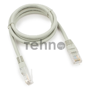 Патч-корд медный UTP Cablexpert PP10-1M кат.5e, 1м, литой, многожильный (серый)