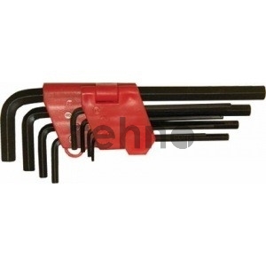 Набор ключей MATRIX 11231  имбусовых hex 1.5–10мм crv 9шт удлиненные