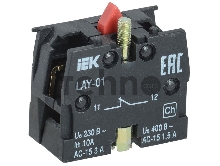 Блок контактный 1р для LAY5 ИЭК BDK11