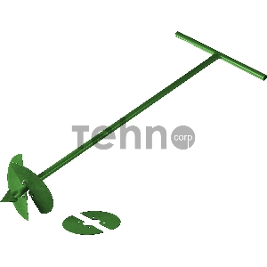 Бур садовый РОСТОК 39492  со сменными ножами. 150 мм. 200мм. длина 1000мм