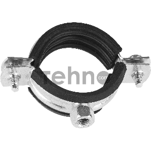 Хомут трубный с гайкой, 1/4