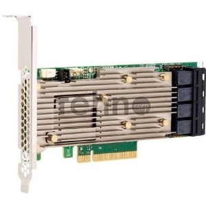 Контроллер MegaRAID 9460-16I SGL (05-50011-00), PCIe 3.1 x8 LP, SAS/SATA/NVMe, RAID 0,1,5,6,10,50,60, 16port(4 * int SFF8643), 4GB Cache, 3516ROC