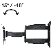Кронштейн для телевизора Hama H-118665 черный 10"-48" макс.25кг настенный фиксированный, фото 2