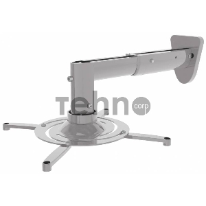 Кронштейн для проектора Cactus CS-VM-PR05B-AL серебристый макс.10кг настенный и потолочный поворот и наклон