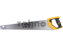 Ножовка JCB JSW002 по дереву, полотно из стали SK5, 3-х гранные зубья, двухкомпонентная рукоятка, 550мм