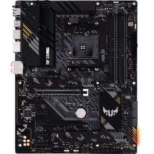 Материнская плата ASUS TUF GAMING B550-PRO,  Socket AM4, B550, 4*DDR4, HDMI+DP, CrossFireX, SATA3 + RAID, Audio, 2,5Gb LAN, USB 3.2*8, USB 2.0*6, COM*1 header (w/o cable) ATX ; 90MB17R0-M0EAY0