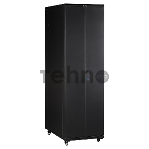 Шкаф коммутационный Lanmaster (TWT-CBB-42U-6X10-P1) 42U 600x1000мм пер.дв.перфор. задн.дв.перфор.2-хст. 2 бок.пан. 800кг черный IP20