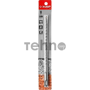 Бур ЗУБР 29315-260-06  SDS+ Ф6х200/260мм МАСТЕР 2 резца спираль 4С