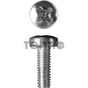 Винт DIN 7985, M3 x 10 мм, 5 кг, кл. пр. 4.8, оцинкованный, ЗУБР