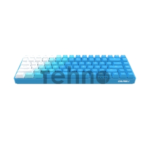 Клавиатура механическая беспроводная Dareu A84 Ice Blue (голубой), 84 клавиши, switch Aqua (linear), подключение проводное+Bluetooth+2.4GHz, аккумулятор 2000mAh