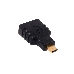 Переходник Gembird Переходник HDMI-microHDMI  19F/19M, золотые разъемы, пакет A-HDMI-FD, фото 1