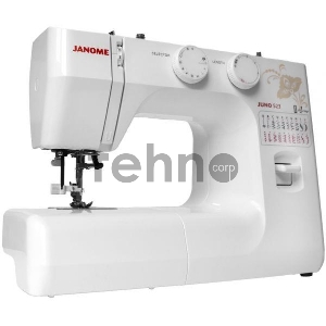 Швейная машина Janome Juno 523 белый/цветы