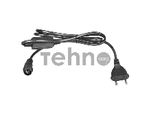 Комплект покдлючения уличных для гирлянд 230В / 4А, цвет провода: черный, IP65