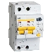 Выключатель автоматический дифференциального тока 2п C 63А 30мА тип AC 4.5кА АД-12 ИЭК MAD10-2-063-C-030, фото 1