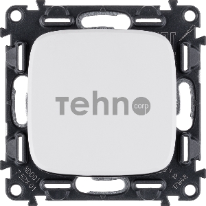 Механизм выключателя 1-кл. СП Valena Allure 10А IP20 250В 10АХ с лицевой панелью; безвинтовые зажимы бел. Leg 752701