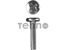 Винт DIN 7985, M3 x 12 мм, 5 кг, кл. пр. 4.8, оцинкованный, ЗУБР