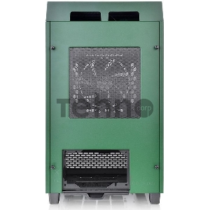 Корпус Thermaltake The Tower 100 Racing Green черный без БП miniITX 1x120mm 3x140mm 2xUSB3.0 audio bott PSU