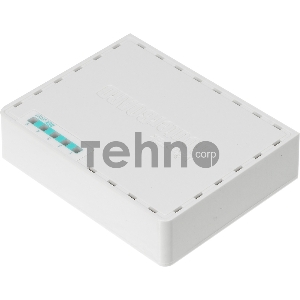 Роутер MikroTik RB750Gr3 hEX (RouterOS L4) with power supply and case 5 port 10/100/1000 гигабитный высокопроизводительный Ethernet