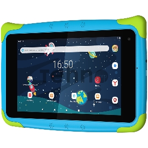 Планшет Topdevice Kids Tablet K7, 7.0 (1024x600) IPS display, Android 11 (Go edition) + HMS apps, up to 1.8GHz 4-core RK3566, 2/16GB, BT 4.1, WiFi, USB-C, microSD card slot, 0.3MP front cam + 2.0MP rear cam, 3000mAh bat, Blue