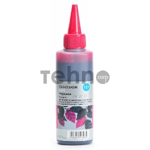 Чернила Cactus CS-I-CC643M пурпурный (100мл) HP DeskJet D1663/D2563/D2663/D5563/F2423/F2483