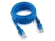 Патч-корд медный UTP Cablexpert PP10-2M/B кат.5e, 2м, литой, многожильный (синий)