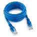 Патч-корд медный UTP Cablexpert PP10-2M/B кат.5e, 2м, литой, многожильный (синий), фото 1