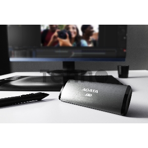 Накопитель внешний 1.8; 256GB ADATA SE760 Black External SSD ASE760-256GU32G2-CBK USB 3.2 Gen 2 Type-C, 1000R, USB 3.2 Type-C to C cable,USB 3.2 Type-C to A cable, Quick Start Guide, RTL