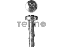 Винт DIN 7985, M3 x 16 мм, 5 кг, кл. пр. 4.8, оцинкованный, ЗУБР