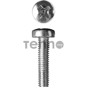 Винт DIN 7985, M3 x 16 мм, 5 кг, кл. пр. 4.8, оцинкованный, ЗУБР