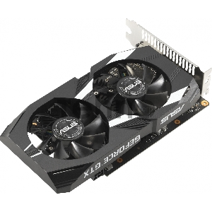 Видеокарта Asus PCI-E DUAL-GTX1650-O4GD6-P-V2 NVIDIA GeForce GTX 1650 4096Mb 128 GDDR6 1620/12000 DVIx1 HDMIx1 DPx1 HDCP Ret