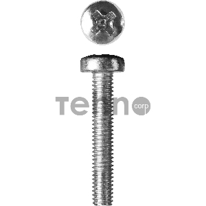 Винт DIN 7985, M3 x 20 мм, 5 кг, кл. пр. 4.8, оцинкованный, ЗУБР