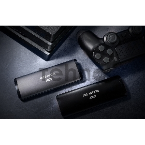 Накопитель внешний 1.8; 256GB ADATA SE760 Black External SSD ASE760-256GU32G2-CBK USB 3.2 Gen 2 Type-C, 1000R, USB 3.2 Type-C to C cable,USB 3.2 Type-C to A cable, Quick Start Guide, RTL