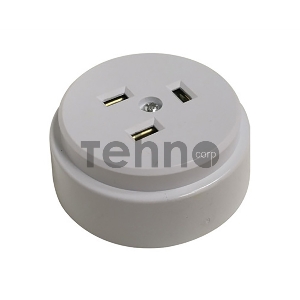 Розетка РШ для электрической плиты 32 А, 250 В, 2Р+РЕ (ОУ) белая REXANT